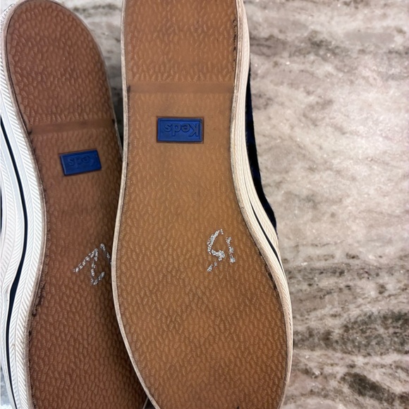 kate spade keds Navy & Black Leopard Slip-On Sneakers - Picture 5 of 5